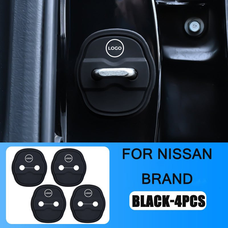 Osłona ochronna silikonowa na zatrzask drzwi samochodu (4 szt.)