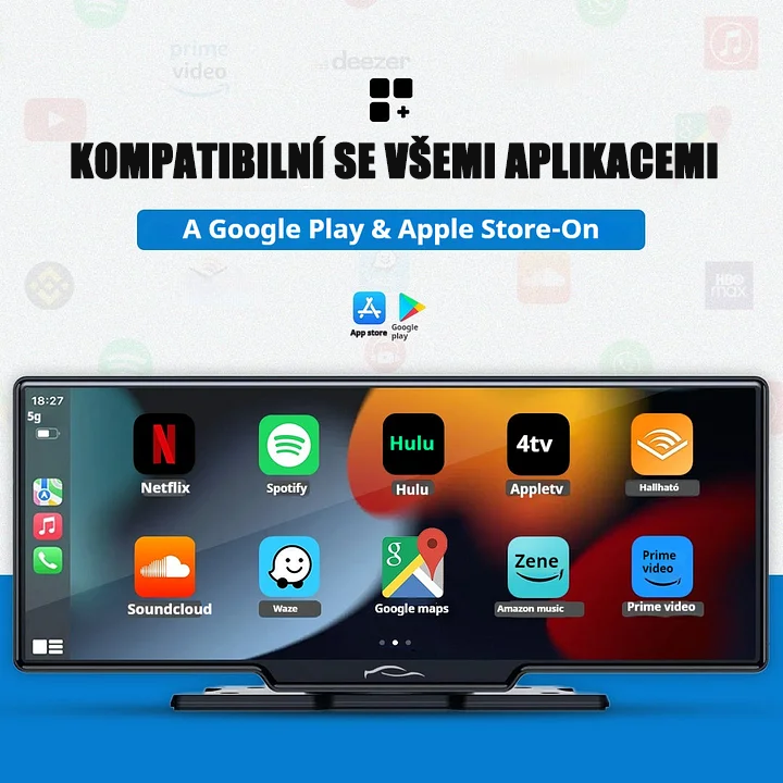 Inteligentny system audio i wideo w postaci tabletu samochodowego (model Pro MaxTM 2025).