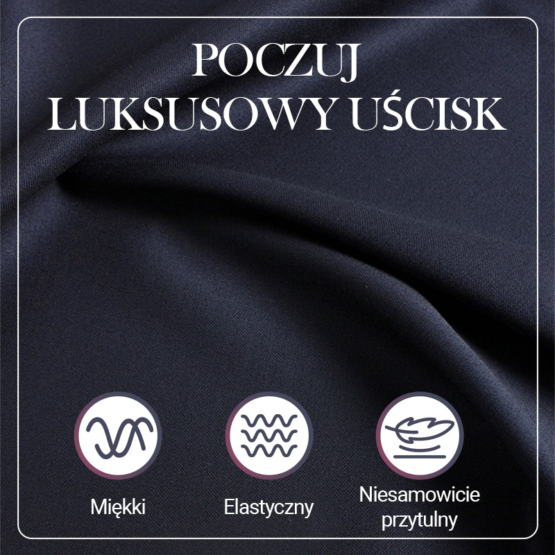 💥Komplet damski składający się z koszulki z dekoltem w serek i spódnicy midi👗