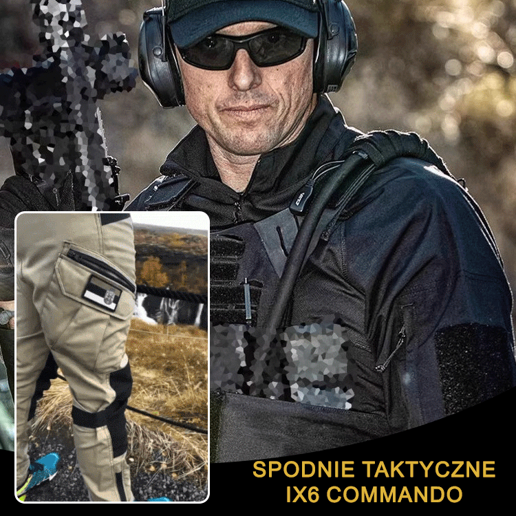 Nowe spodnie taktyczne IX6 Raider dla mężczyzn