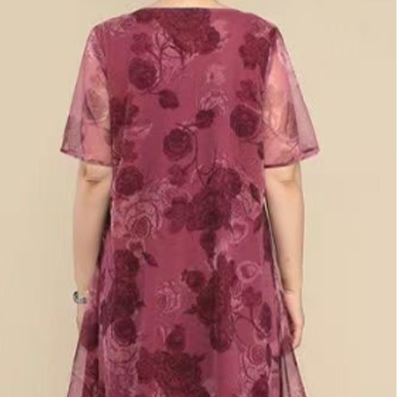 🌺Eleganckie, luźne sukienki z szyfonu w dużych rozmiarach