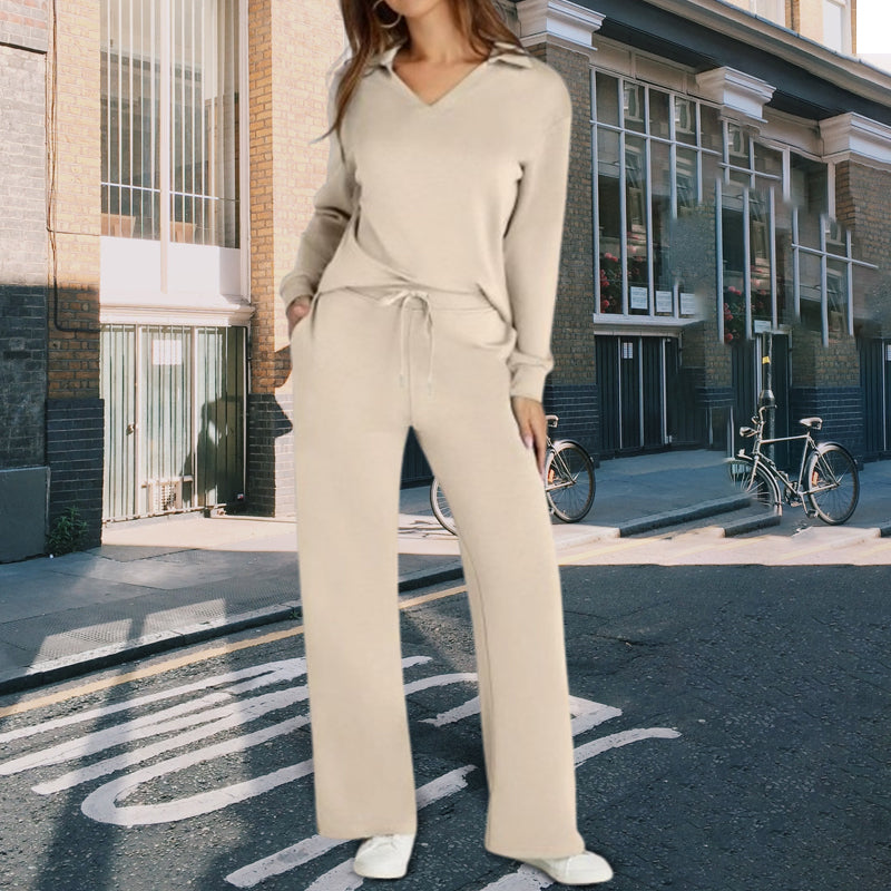 💕Damski 2-częściowy zestaw wypoczynkowy z długimi rękawami