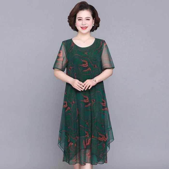 🌺Eleganckie, luźne sukienki z szyfonu w dużych rozmiarach