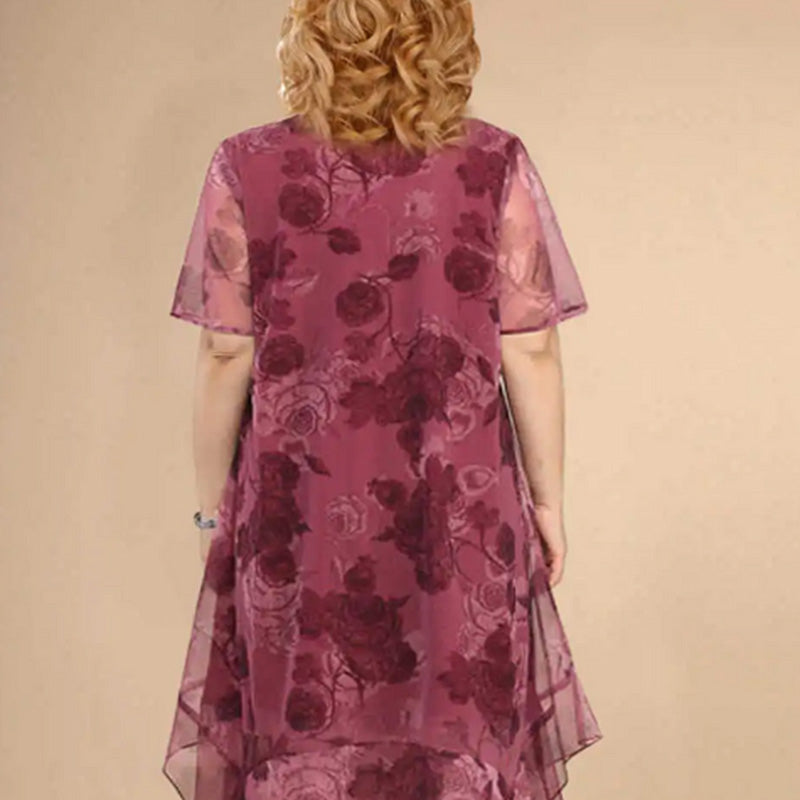 🌺Eleganckie, luźne sukienki z szyfonu w dużych rozmiarach