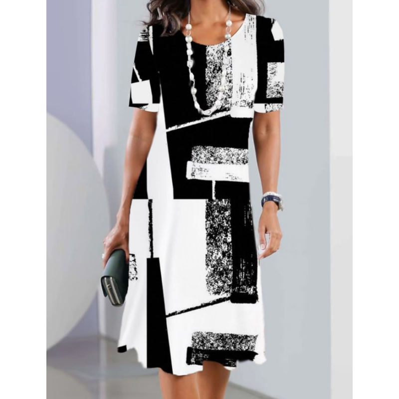 🔥Sukienka damska z trójwymiarowym nadrukiem
