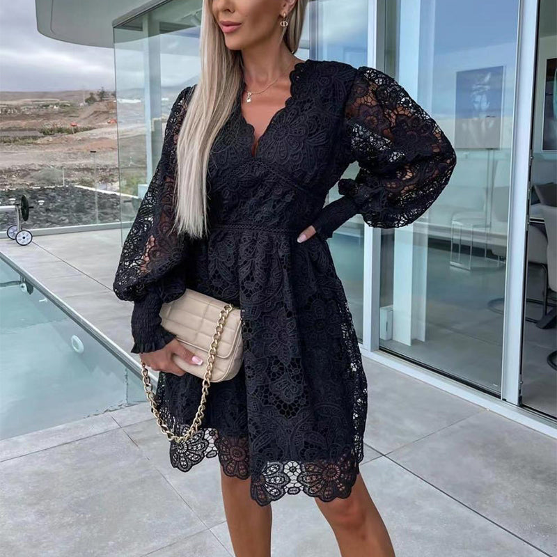 💕Gorąca letnia wyprzedaż 🌷 Wydrążone koronkowe sukienki