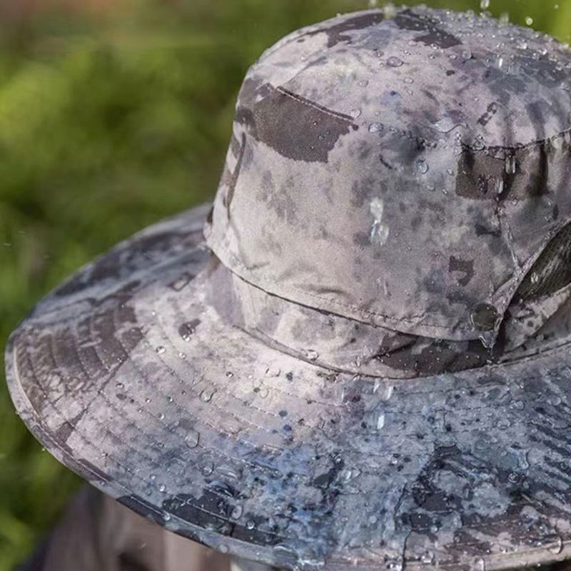 Męski kapelusz przeciwsłoneczny Fisherman Hat z 2 odłączanymi wentylatorami słonecznymi